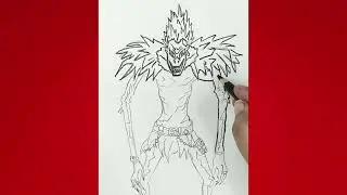 How to draw Ryuk | Death note | step by step anime drawing tutorial @Dr.Shwetaarts 