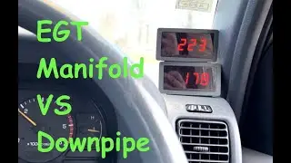Manifold & Downpipe EGT Comparison on a 1KZ-TE Prado