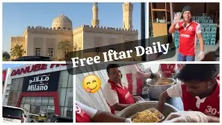 Pura mahina free Iftar for every1 by Mr. Rizwan Sajan. Owner of Danube Properties 🇦🇪💫❤️