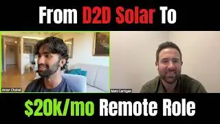 How This Burnt-Out Solar Sales Rep Landed a $20K/Mo Remote Role in Just 19 Days