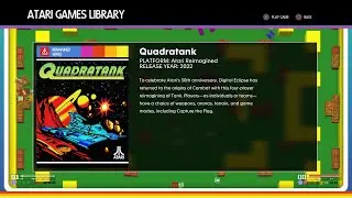 Atari 50 Quadratank Unlocking A New Game PS4 Gameplay