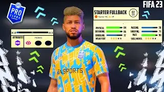 FIFA 23 PRO CLUBS - BEST LVL 20 STARTER *META* FULLBACK BUILD (TIPS/TRAITS)