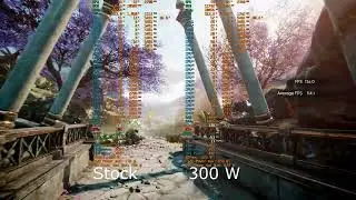 Godfall RTX 4090 Stock VS 300 W