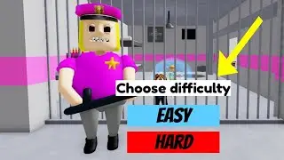 POLICE GIRL PRISON RUN! Obby roblox! Gameplay Walkthrough No Death 4K