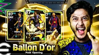 Ballon d&rsquo;Or Pack Opening🔥 eFootball 2026 Mobile | Dembele 106, Yamal 105, Vitinha 105- Earn