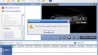حل مشكلة error no codec availabe to render this file