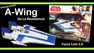 ▶︎ A WING FORCE LINK 2.0 Nave de la Resistencia Naves Star Wars Espa&ntilde;ol