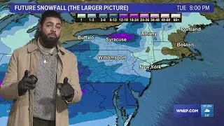 11PM Update: Lake-effect snow and cold to set the scene for the first weekend of 2025