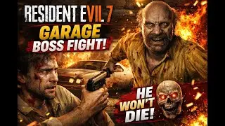 Resident Evil 7 Garage Boss Fight 🚗🔥 | Jack Baker Is Unstoppable