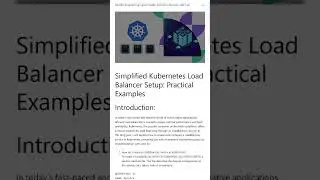 Mastering Load Balancing in Kubernetes: Step-by-Step Example | Join Naveed Abdul Sattar! 