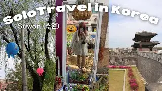 Leaving Seoul to go on a solo trip in Korea 🌼 | Suwon, Korea VLOG 💛