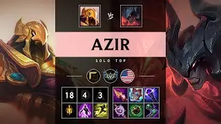 Azir Top vs Aatrox - NA Challenger Patch 25.07