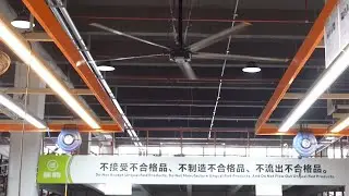 【KALE FANS】Large Industrial Fans in Electric Vehicle Manufacturing Plant