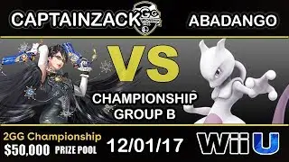 2GGC - P1 | CaptainZack (Bayonetta) Vs. LG | Abadango (Mewtwo) Group B - Championship