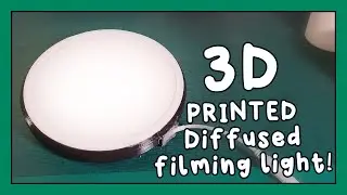DIY diffused filming light 3D printed!