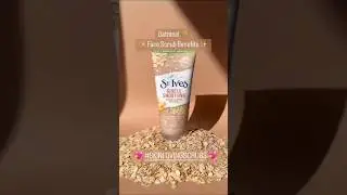 Stives gentle smoothing  face scrub nd mask oatmeal #stives #skincareroutine #skincare #scrub