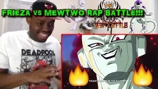 Frieza vs Mewtwo [THE RAP BATTLE] REACTION!!!