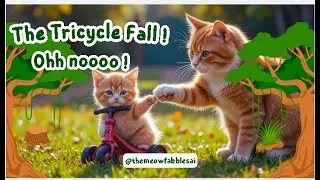 The Tricycle Fall 🐱💥 | Cat AI Story (Part 1)