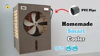 How To Make Cooler At Home 😱पाइप से बनाओ AC Cooler🔥🥶 घर पे कूलर कैसे बनाए Very Easy || कूलर का बाप🥶