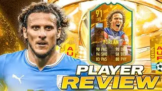 🔥91 WORLD CUP HEROES DIEGO FORLAN PLAYER REVIEW - FIFA 23 ULTIMATE TEAM