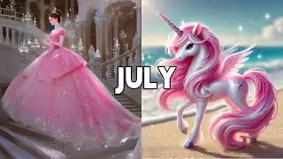 Choose Your Birthday Month and See Your Magical Dress👗 and Unicorn🦄💓💖😎 || #trending #video #viral