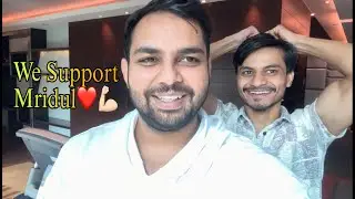 We Support Mridul❤️ | Nandu Gujjar vlog | the Mridul