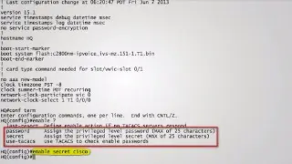 Setting the Enable Password and Setting the Exec Timeout