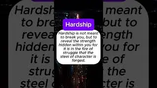 ⛰️ Strength Through Hardship | Deep Motivational Quote on Struggles & Growth #shorts #englishquotes
