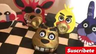 Decoración de pastel five nights at Freddy's