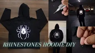 how to make a rhinestone hoodie (very easy)