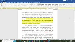 Notes on a draft tackling 