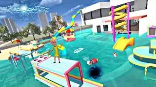 FRENKLY HOUSE CHANGE IN WATER 💦 PARK IN INDIAN BIKE DRIVING 3D NEW VIDEO 
