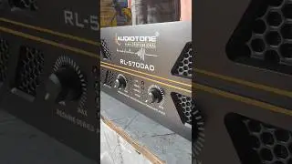 Audiotone New Amplifier Unboxing Model RL 5700 AD पावरफुल एम्प्लीफायर Kanojiya DJ Events #viralshort