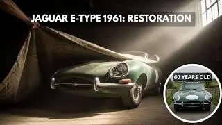 Full Restoration: 1961 Jaguar E-Type Series 1 | Rusty to Shiny (ASMR)
