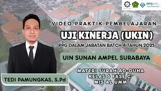 VIDEO UKIN PPG DALJAB BATCH 4 2025 LPTK UINSA SURABAYA Tedi Pamungkas