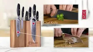 F.N. Sharp | Chef Knife Showdown: Santoku vs. Chef&rsquo;s Knife