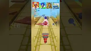Talking Tom Hero Dash 🆚 Sonic Dash 🆚 Subway Princess Runner 🆚 Run Fish New Gameplay🎮- Who is Best? 🤔