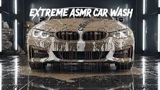 EXTREME ASMR Car Wash &ndash; BMW 4 Series Coup&eacute; | Satisfying Indoor Detailing