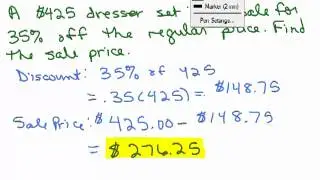 Discount Problems Part 1