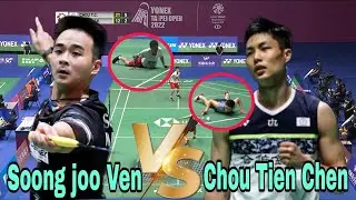Unspeakable‼️Soong joo Ven (MAS) Performed CRAZY skill While Fighting VS Chou Tien Chen (TPE)