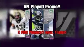 Madden 21 NFL Playoff Promo---2 Free Players!!