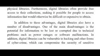 Essay On Digital Libraries | Essay On Digital Library