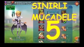 SINIRLI M&Uuml;CADELE-KARANLIK M&Uuml;RİT AŞAMA 5-LİMİTED CHALLENGE STAGE 5-LORDS MOBİLE- JONAS