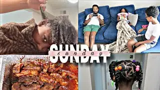 Sunday Reset: hair wash day, cooking with Pearse Family