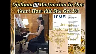 Diploma Piano Distinction Within One Year!! How Did She Get It?