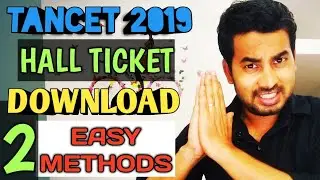 TANCET 2019 HALL TICKET DOWNLOAD 2 TIPS in Tamil How to Download Anna University TANCET HALL Ticket