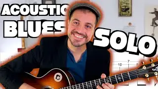 🎸 Mix MAJOR & MINOR Pentatonic &ndash; Acoustic BLUES Guitar SOLO