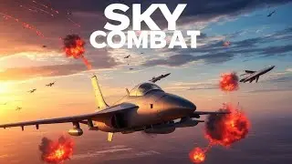 SKY COMBAT | AIRPLANE | FIGHTER JET | GAMEPLAY | ANDROID MOBILE GAME | GURU GAMES