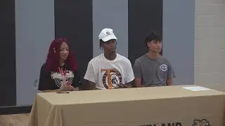 Three Nederland athletes ink letters of intent in proud signing ceremony