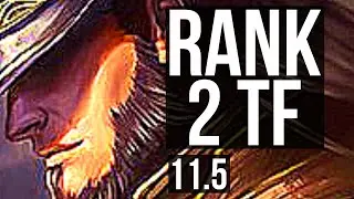 TWISTED FATE vs ANNIE (MID) | Rank 2 TF, Rank 8, 3/1/7 | EUW Challenger | v11.5